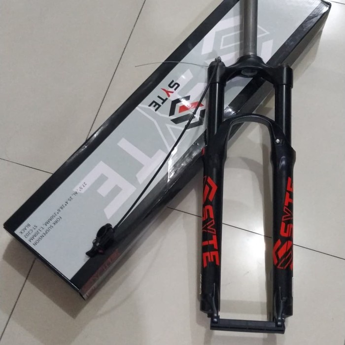 Garpu Sepeda Mtb 27.5 Fork Syte With Remote Lock Travel 120 Alloy