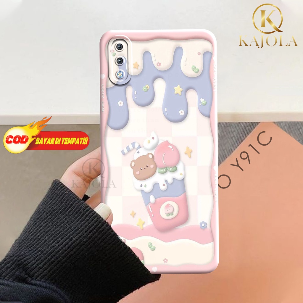 Case Hp Vivo Y91c / Y1s - Case Vivo 1820 - Casing Hp Vivo Y91c / Y1s - Silicon Hp - Cover Hp - Akses