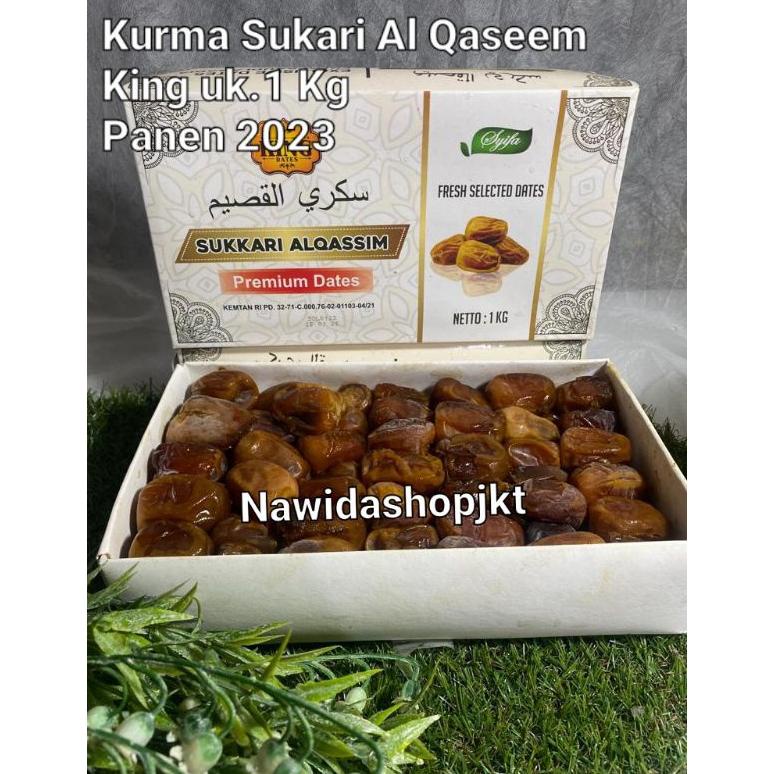 

Kurma Sukari 1Kg Al Qossim Qaseem Premium Merk King Nr Panen 2023 Distributor Jakarta Shopee Promo Best Seller!