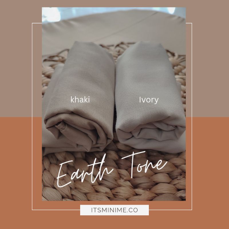 Jilbab Paris Cotton Segiempat 110cm Warna Estetik FREE Pouch
