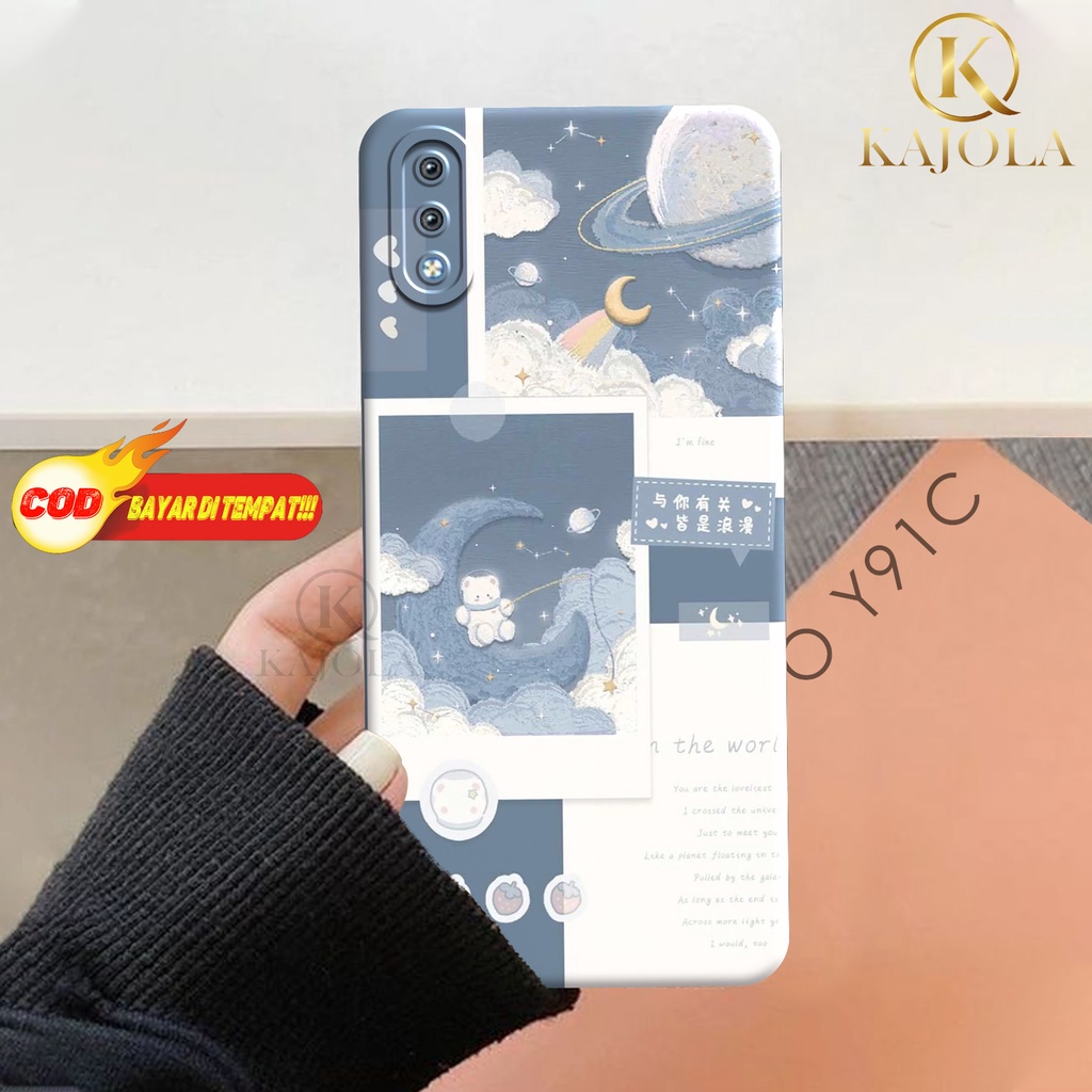 Case Hp Vivo Y91c / Y1s - Case Vivo 1820 - Casing Hp Vivo Y91c / Y1s - Silicon Hp - Cover Hp - Akses