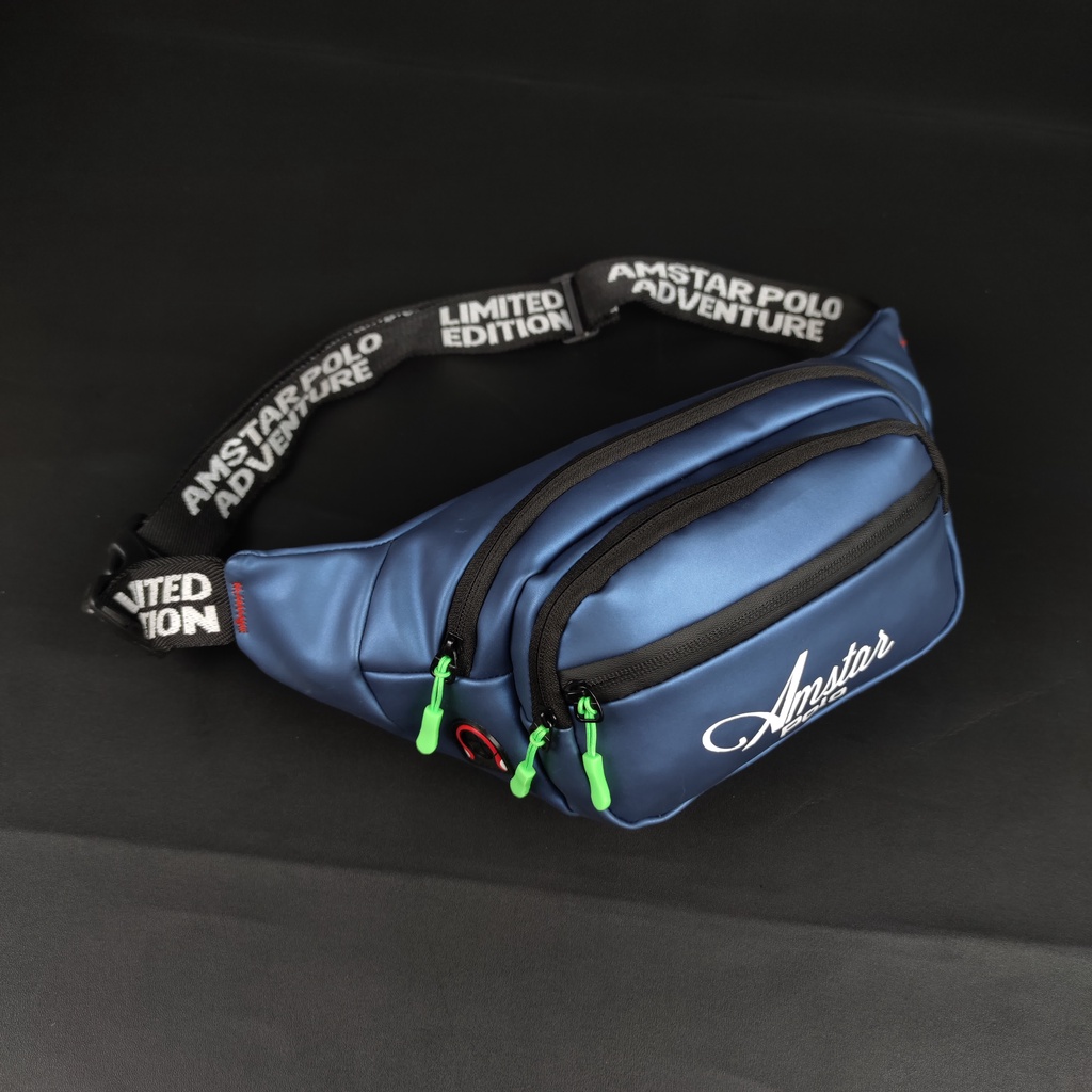 Waistbag Polo Amstar Waterproof Keren Terbaru Tas Pinggang Tas Selempang Bahu