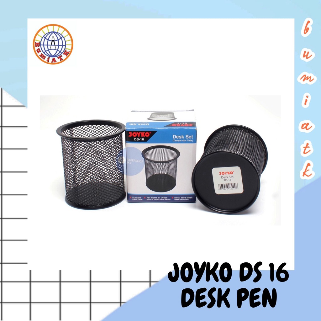 

PEN HOLDER DESK / SET TEMPAT ALAT TULIS / ATK / STATIONARY / STAND PENCIL CUP / TEMPAT PENSIL