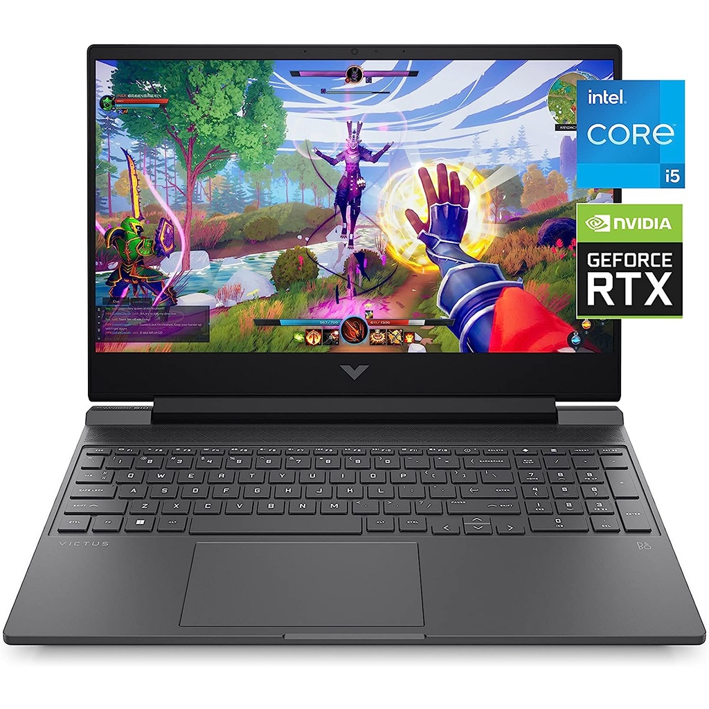 Laptop Gaming Hp VICTUS 15 Intel Core I5 12500H gen12 Ram 16GB 1TB SSD RTX3050TI FHD 144HZ windows11 Black