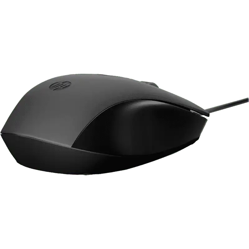 WIRED MOUSE KABEL HP 150 ERGONOMIC RESMI - CICILAN 0%