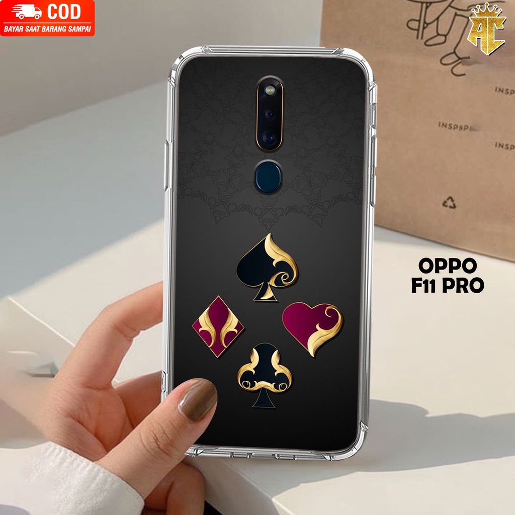 CASE OPPO F11 PRO - Casing OPPO F11 PRO Terbaru AERO STORE [ MOTIF 17 ] Silikon - Case Hp - Case Mew