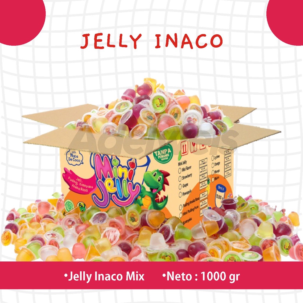 

Inaco Jelly Mix 250/500/1kg (FREE AMPLOP LEBARAN)