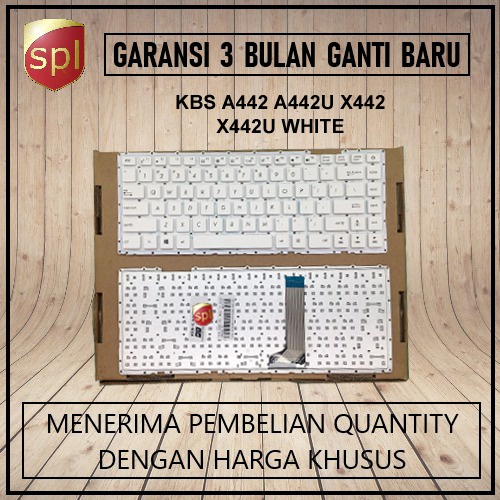 Keyboard Asus  A442 X442 A442U X442U white