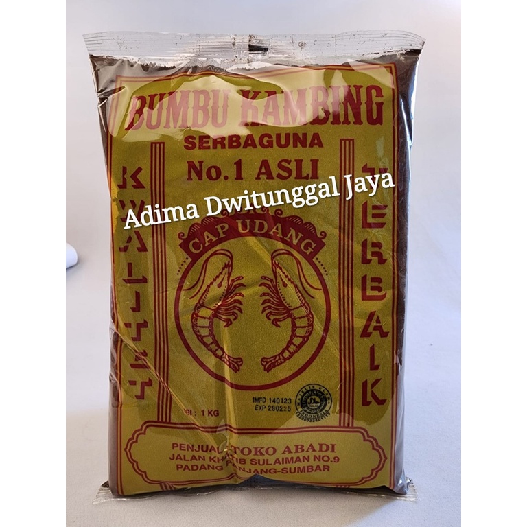 Bumbu Kambing Cap Udang 1Kg