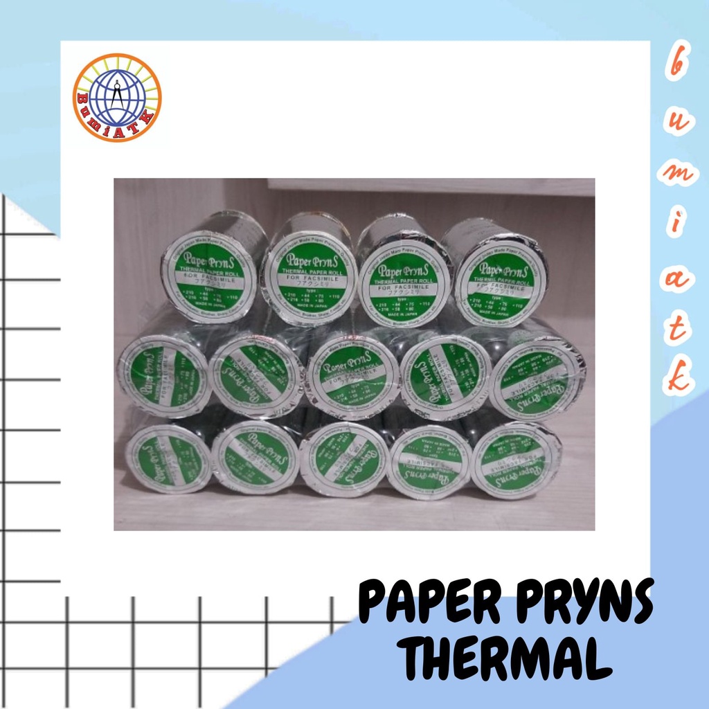 

PAPER PRYNS THERMAL 58X30 / PAPER PRYNS THERMAL 58X48 / PAPER PRYNS THERMAL 80X48 / PAPER PRYNS THERMAL 80X80 / THERMAL KASIR / STRUK KASIR