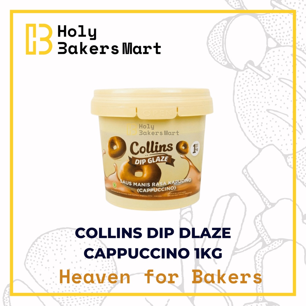 

COLLINS DIP GLAZE CAPPUCINO 1KG / GLAZE / CAPPUCCINO