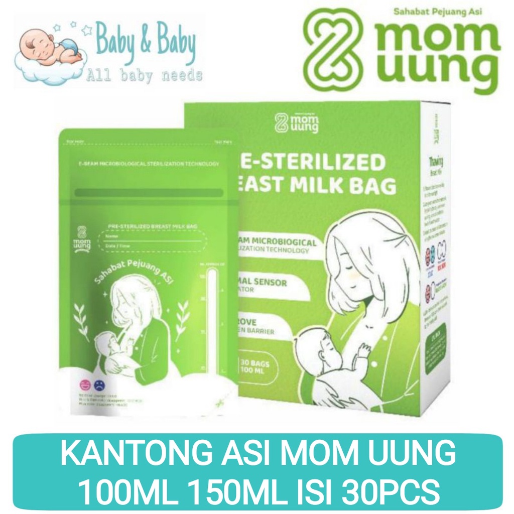 MOM UUNG Asi Bag Kantong Asi 100ml 150ml isi 30pcs - Plastik Asi