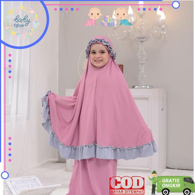 Mukena anak polos balita mukenah spandek adem murah
