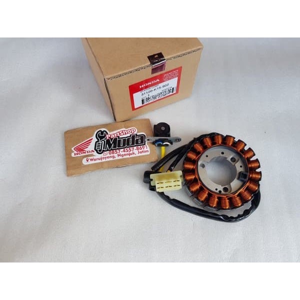 Spul Old Cb150R 31120-K15-902 Cb 150 Lama Nonled Bisa Cbr K45 Cbu Kpp