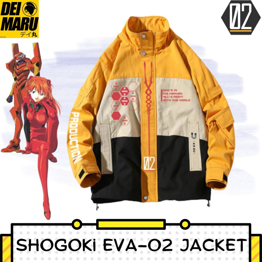 Jacket Cosplay Anime Evangelion Unit-02 Asuka Langley Shogoki Eva