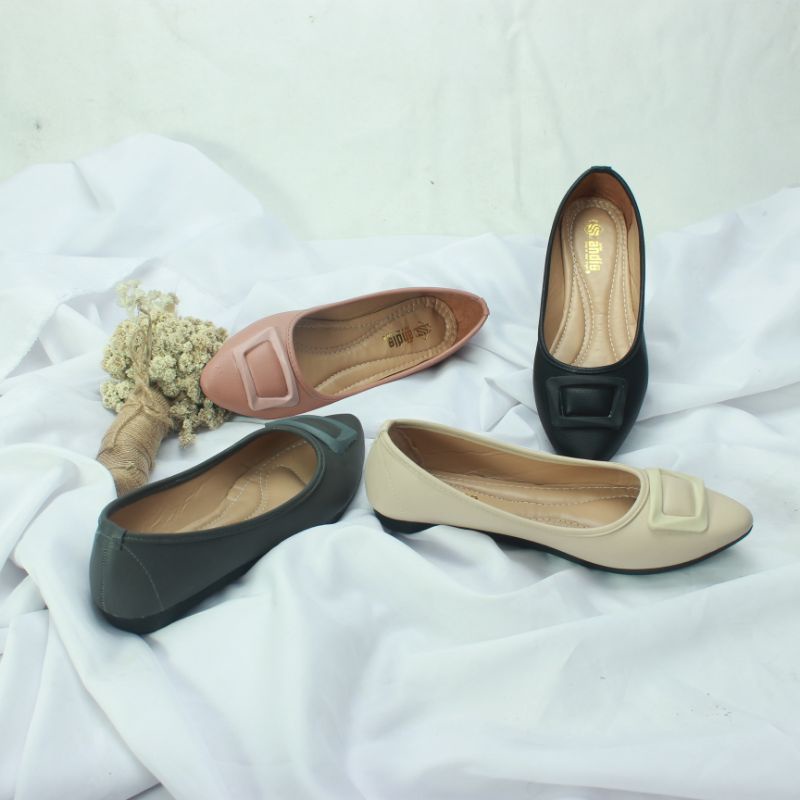 Sepatu Flatshoes Wanita Balet Flat Shoes AN49 RESTOK