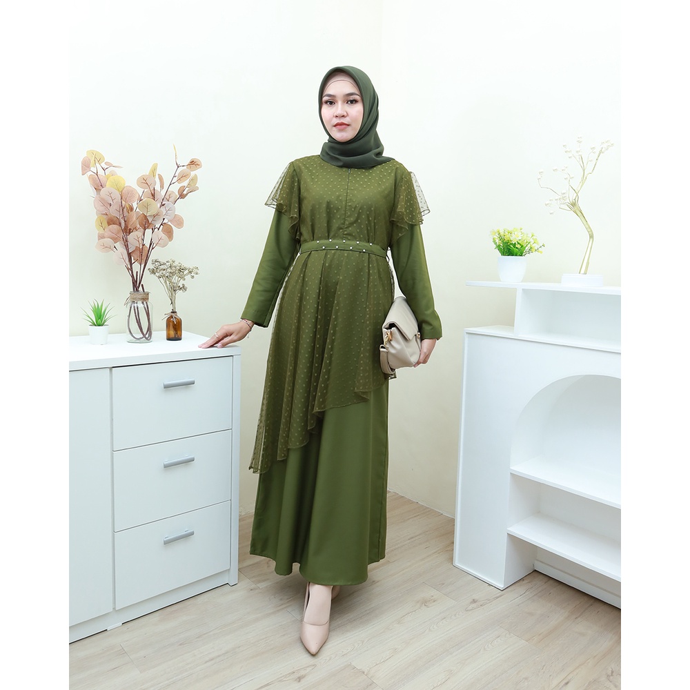 MONA Dress - Pakaian Wanita Terbaru by Hijab Mamah icis