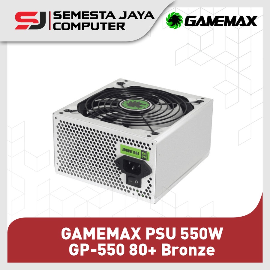 GAMEMAX PSU 550W GP-550 80+ Bronze - WHITE Version