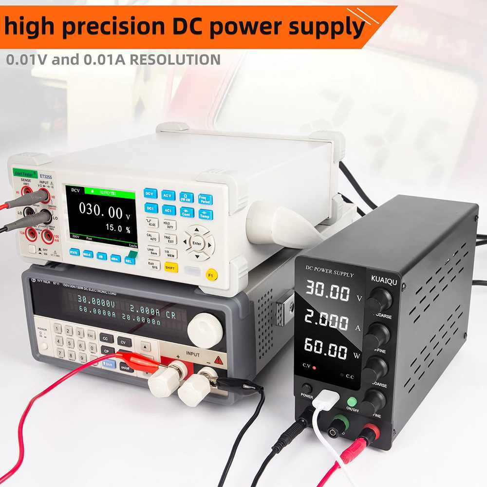 KUAIQU Adjustable DC Power Supply 30V 10A