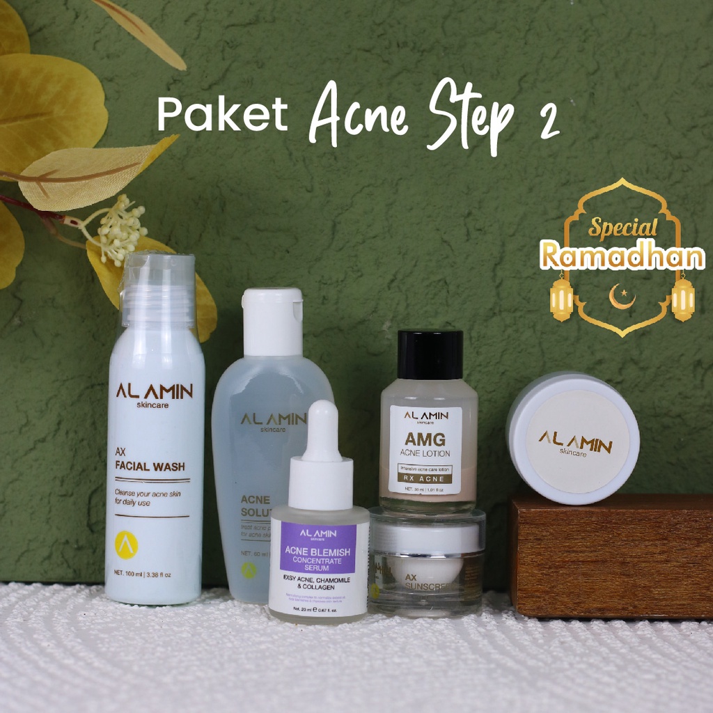 Paket Acne Step 2 (Acne, Komedo, Beruntusan)