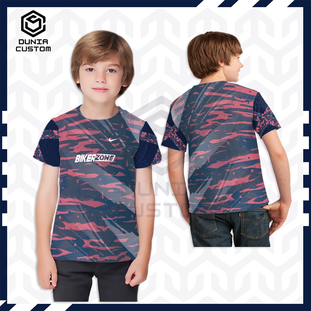 Baju Anak Jersey Sepeda Fullprint Custom