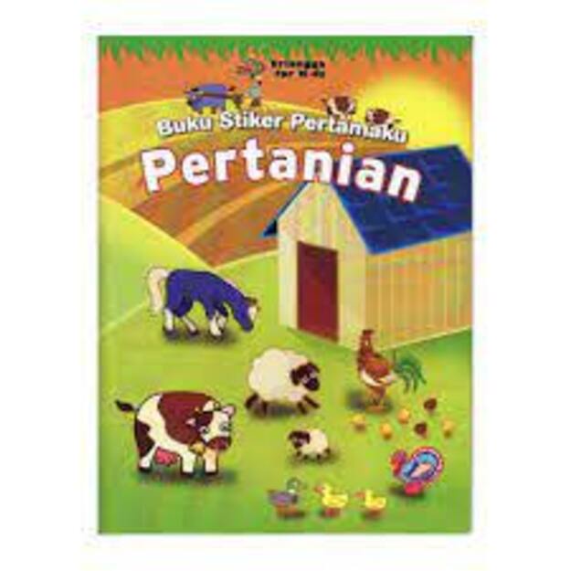 Erlangga For Kids - BUKU STIKER PERTAMAKU PERTANIAN