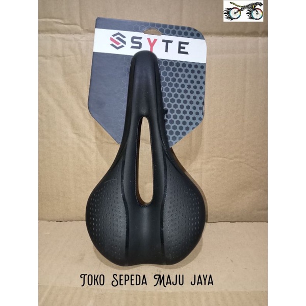 sadel semi gel bolong SYTE G169 jok sadle saddle sepeda MTB lipat seli Minion murah