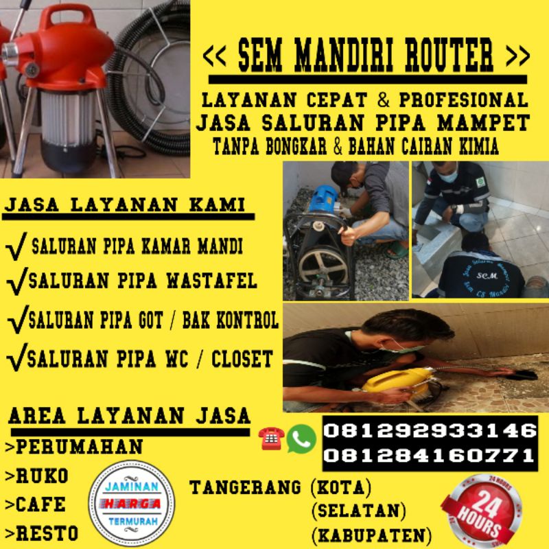 jasa saluran pipa mampet • saluran mampet • jasa pipa