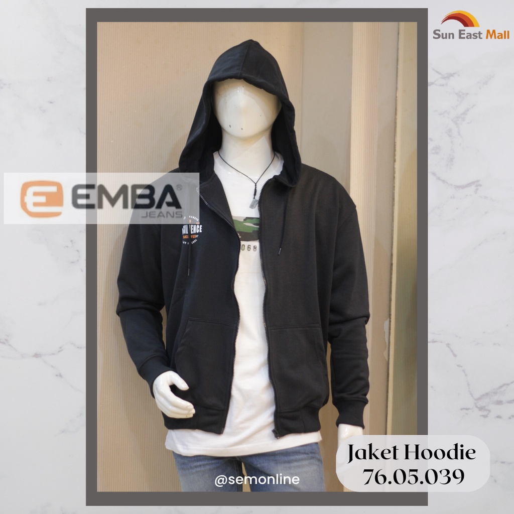 JAKET HOODIE EMBA TERBARU // 76.05.039 // 040