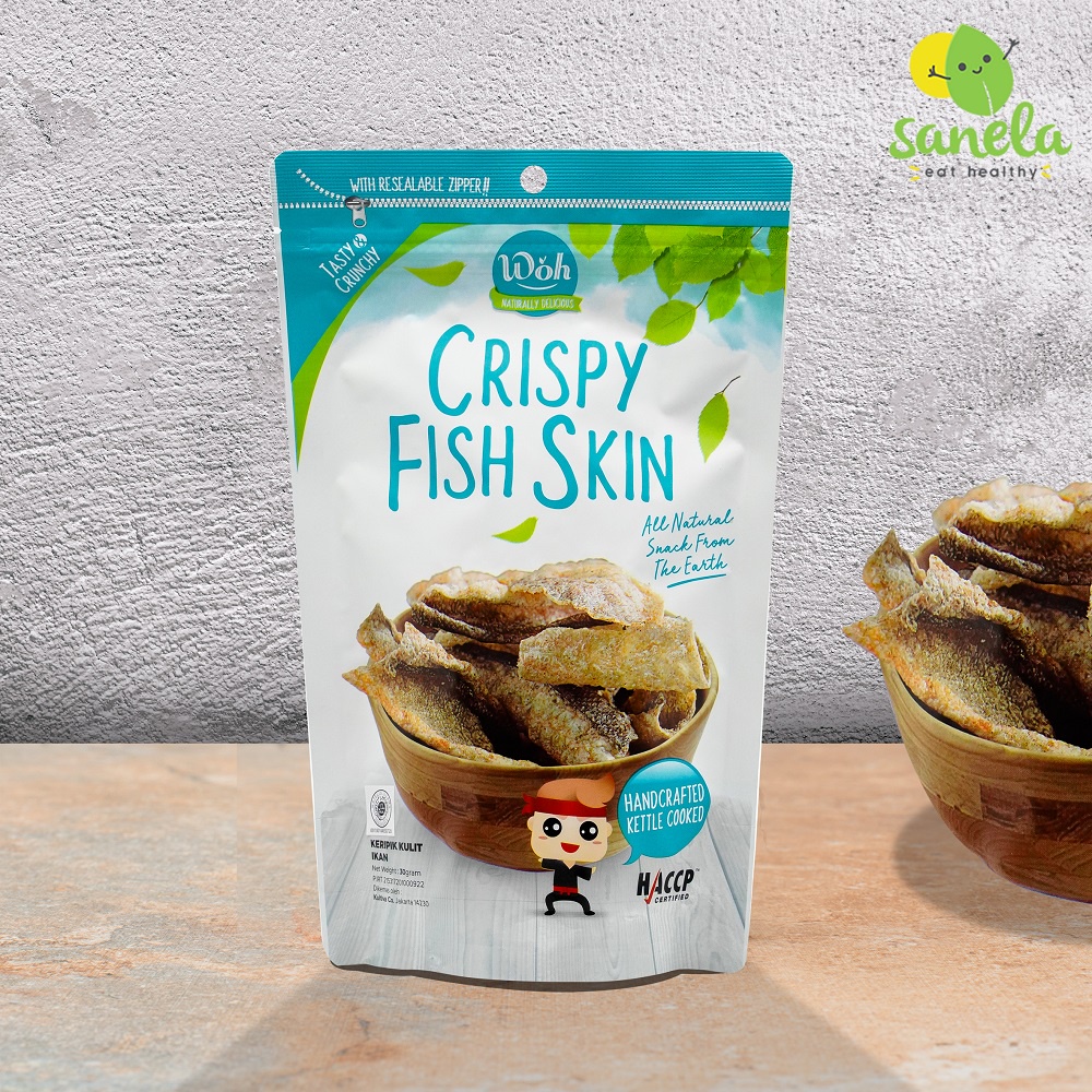 WOH Crispy Fish Skin / Keripik Kulit Ikan