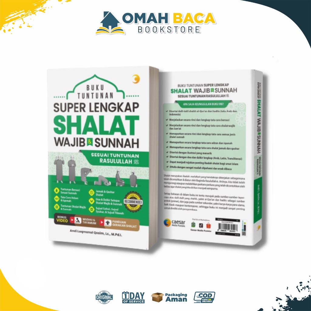 Buku Tuntunan Sholat - Buku Tuntunan Super Lengkap Shalat Wajib & Sunnah by Andi Luqmanul Qosim