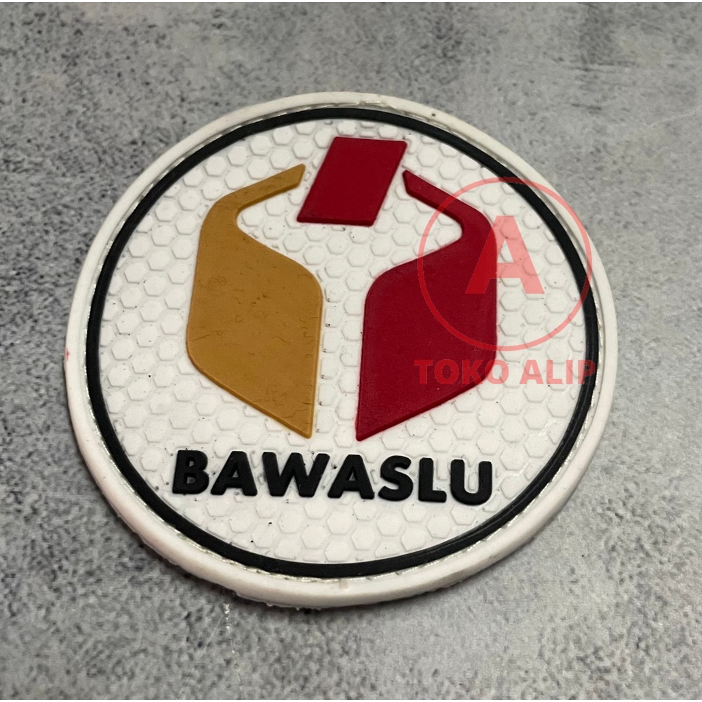 Patch BAWASLU (Bulat)- Patch Velcro BAWASLU - Prepetan