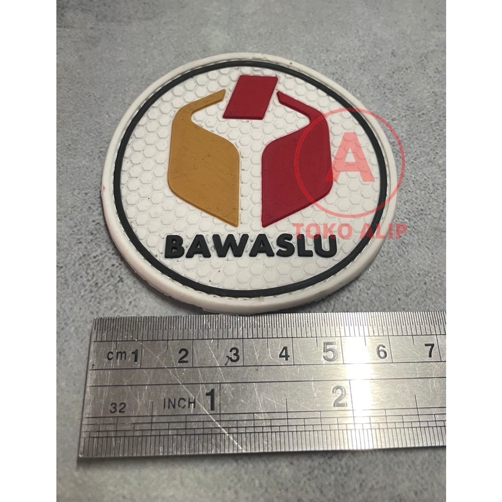 Patch BAWASLU (Bulat)- Patch Velcro BAWASLU - Prepetan