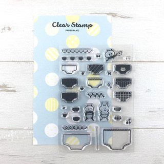 

Clear Stamp Papier Platz Mizutama