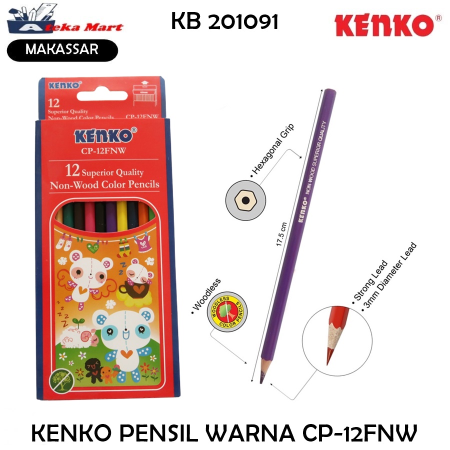 

KENKO PENSIL WARNA CP-12FNW