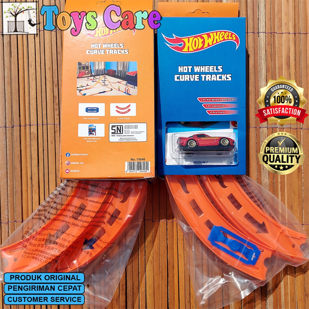 Hot Wheels Track Builder System Curve Track U Turn Set Include Diecast Track Builder Original Mattel