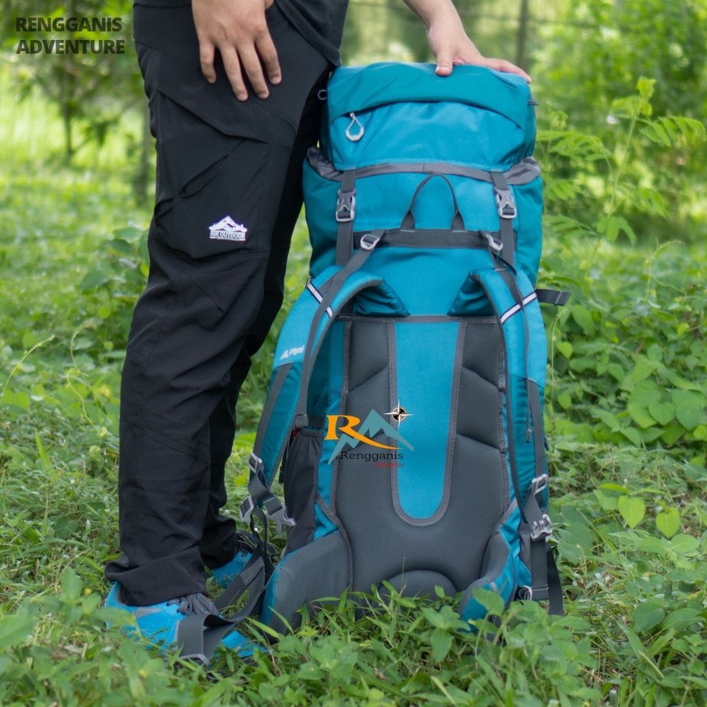 Tas Ransel Hiking AREI OUTDOOR TOBA 80 LITER USB PORT TOBA 60 LITER Carrier Gunung Rei Outdoor Gear