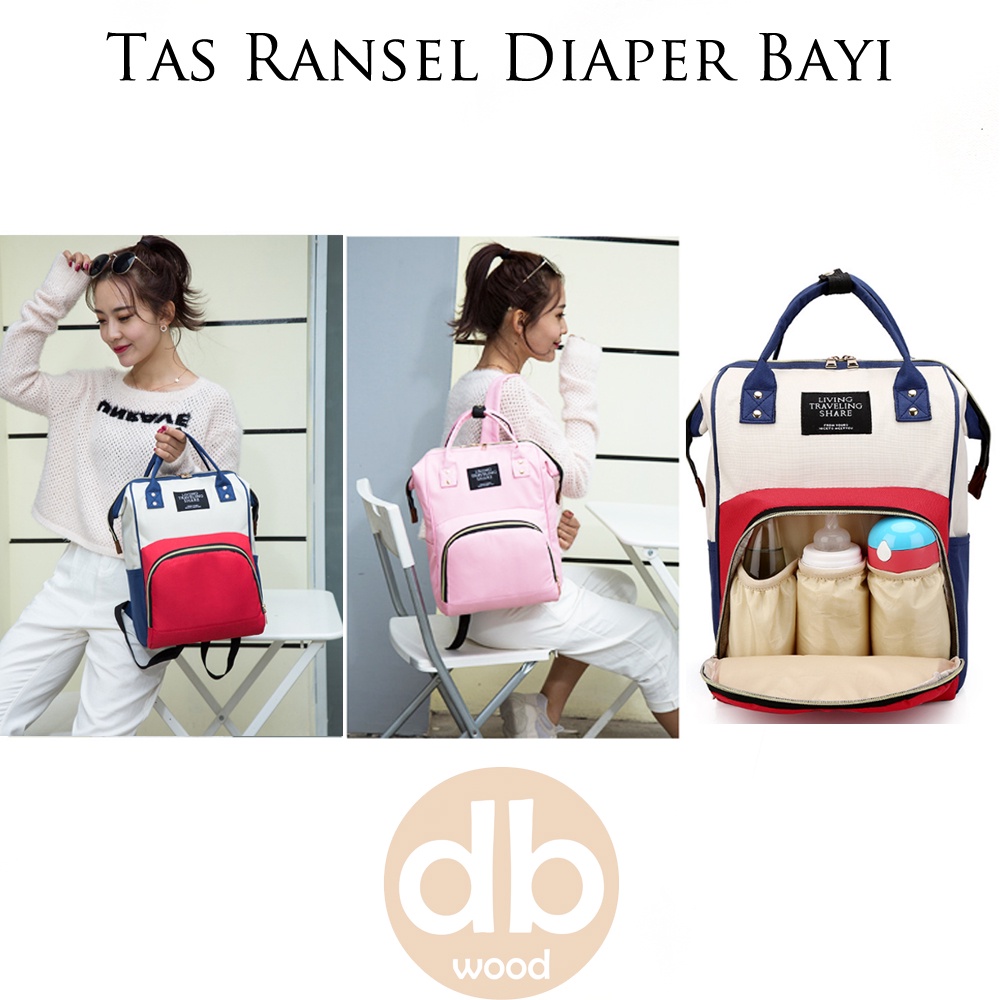 Tas Bayi Ransel Diapers Besar | Tas Popok Bayi | Tas Susu