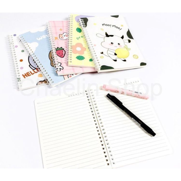 

Buku Tulis Motif Ring A5 Notebook Ring A5 isi 60 Lembar Buku Catatan Lucu Murah