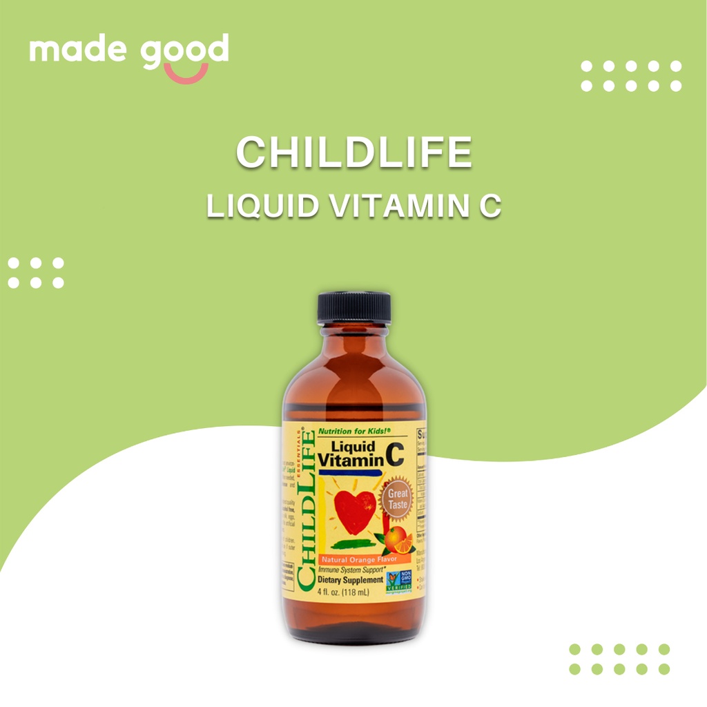 Childlife Liquid Vitamin C Natural Orang Mango Flavor 118ml