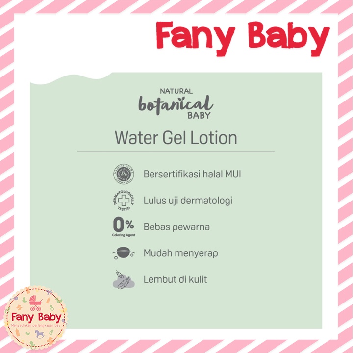 PIGEON NATURAL BOTANICAL BABY WATER GEL LOTION 240ML