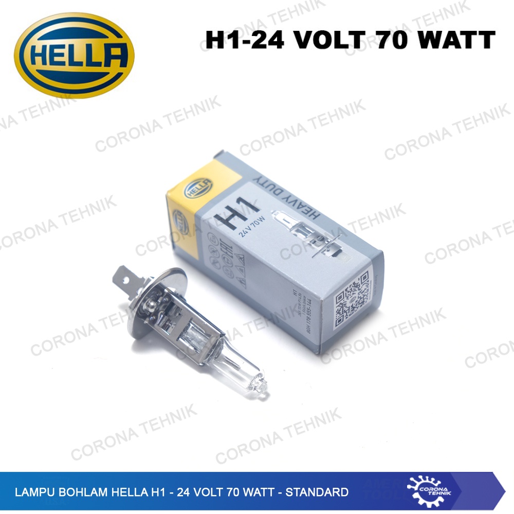 H1 - 24 Volt 70 Watt - Standard Lampu Bohlam Hella