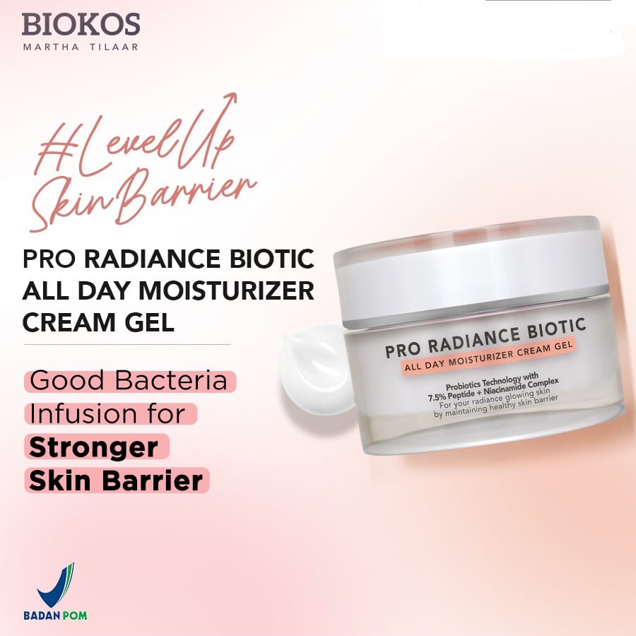 BIOKOS Pro Radiance Biotic All Day Moisturizer Cream Gel 25gr