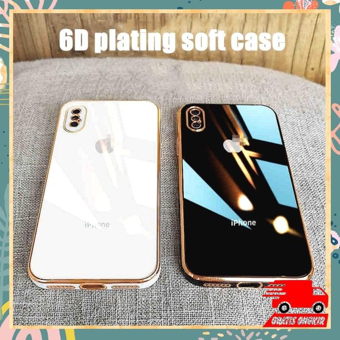 Casing Plating Soft Case Tpu Untuk Iphone X Xs Xs Max