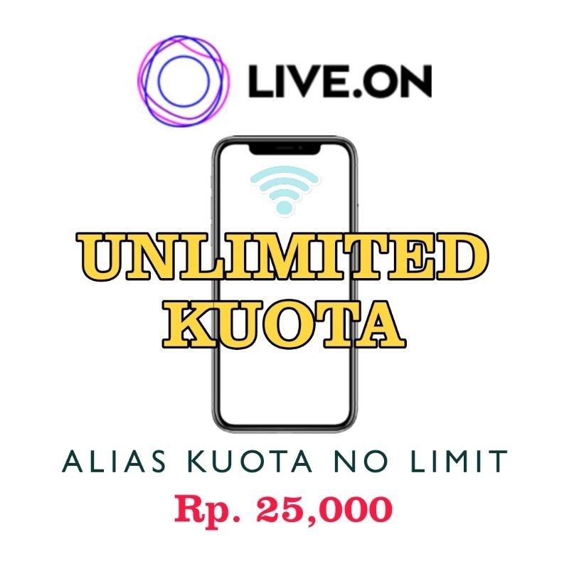 PROMO LIVE ON KUOTA UNLIMITED NO FUP