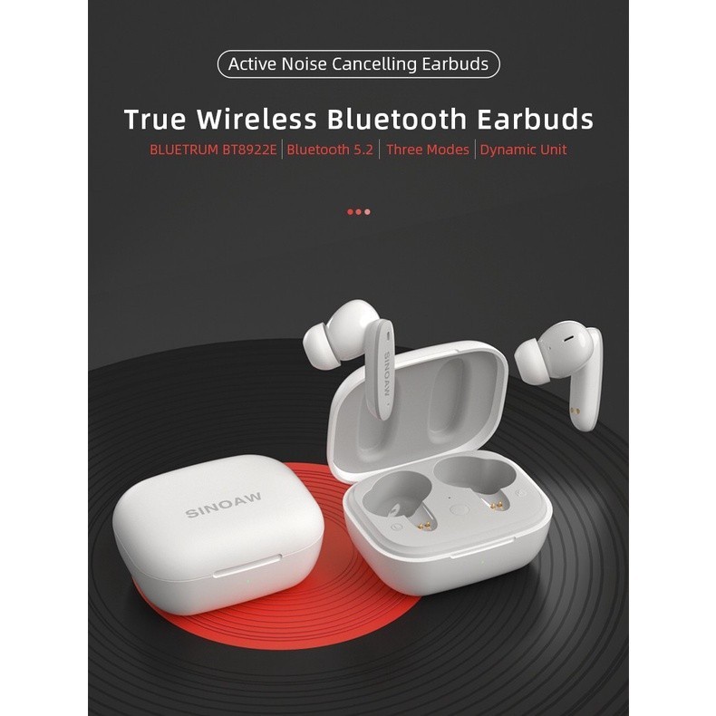 Headset Bluethooth SINOAW High Quality Stereo Super Bass For iOS dan Android Earphone Wireless