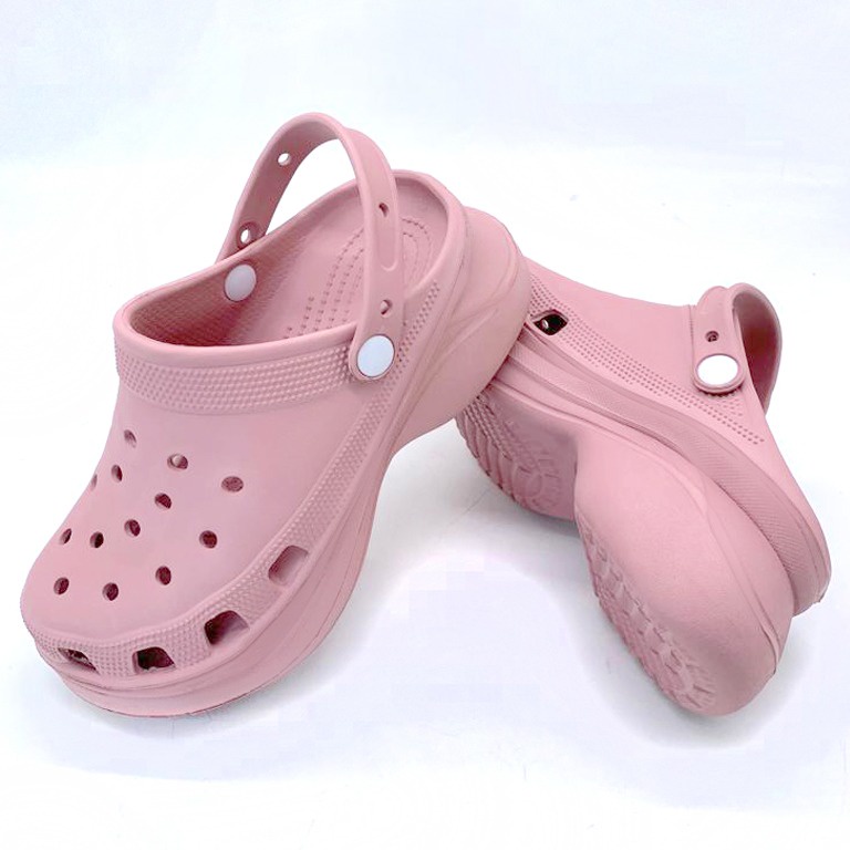 Sandal Wanita Dewasa Sandal Crocs Kekinian Bahan Jelly Anti Licin Korean Viral