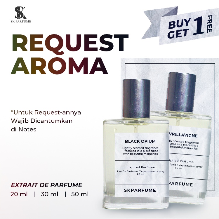 HarumTerus- Request aroma Sk Parfume (Extrait de Parfume) Parfume pria wanita Bisa COD Gratis Ongkir