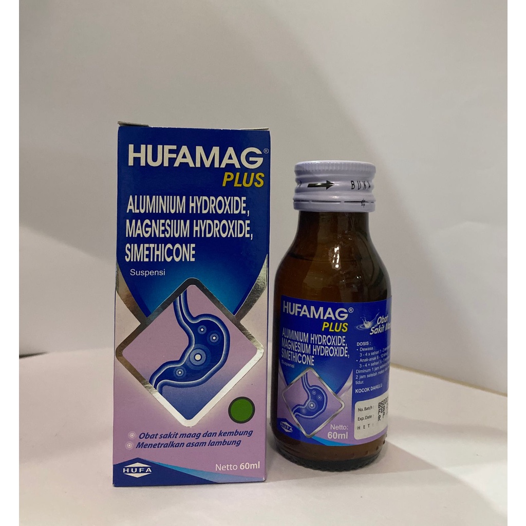 Hufamag Plus Suspensi 60ml / Asam Lambung