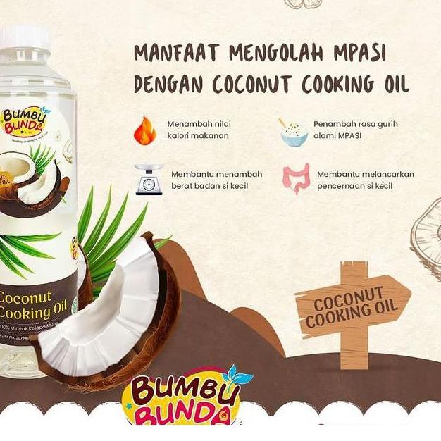 

Terbaru✔️✔️-COCONUT COOKING OIL Bumbu Bunda Minyak Goreng Kelapa Murni MPASI Slow Cooker